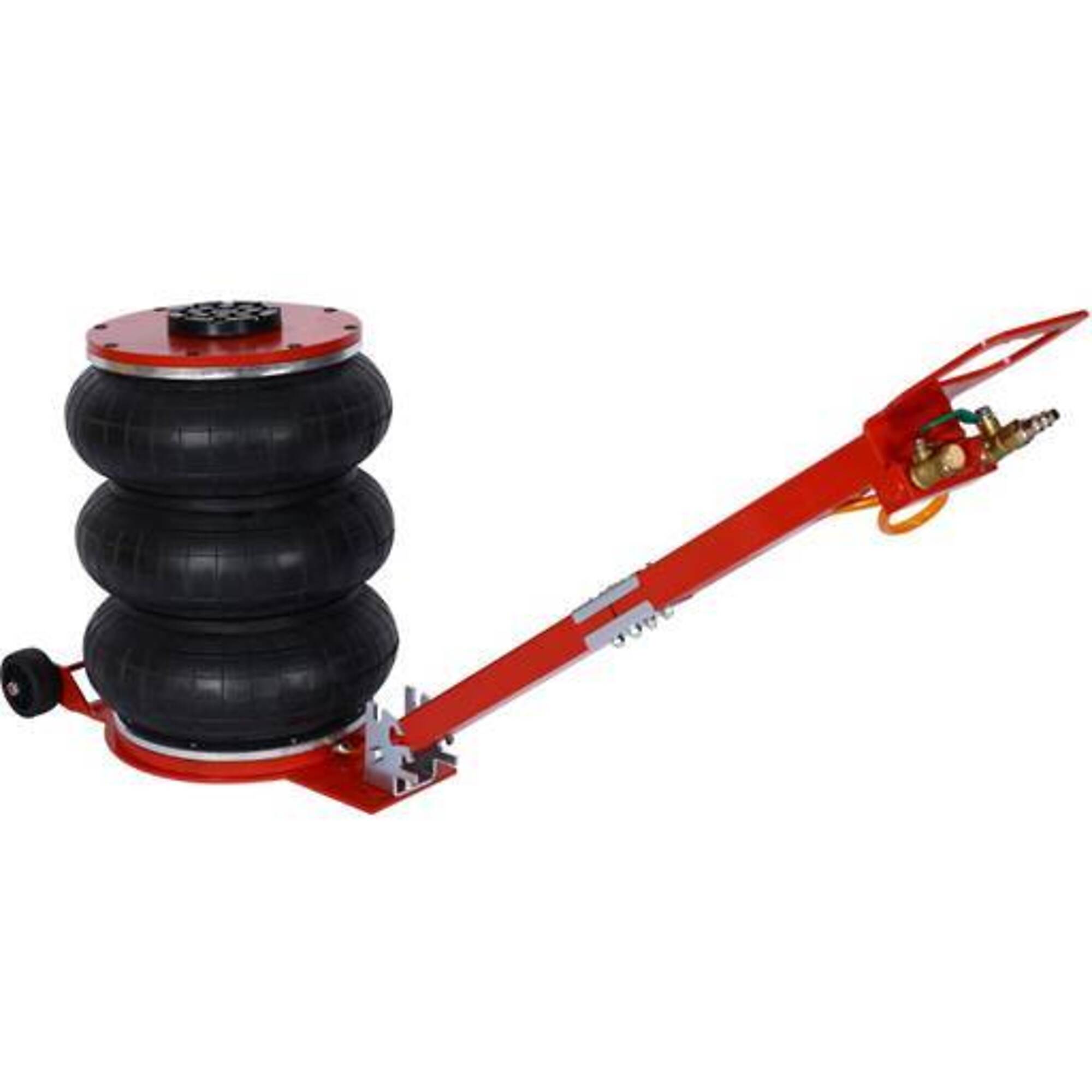 TMB Triple Bag Air Jack — 5 Ton Capacity, 11000 Lbs., Red, Model# BAC-W46558461
